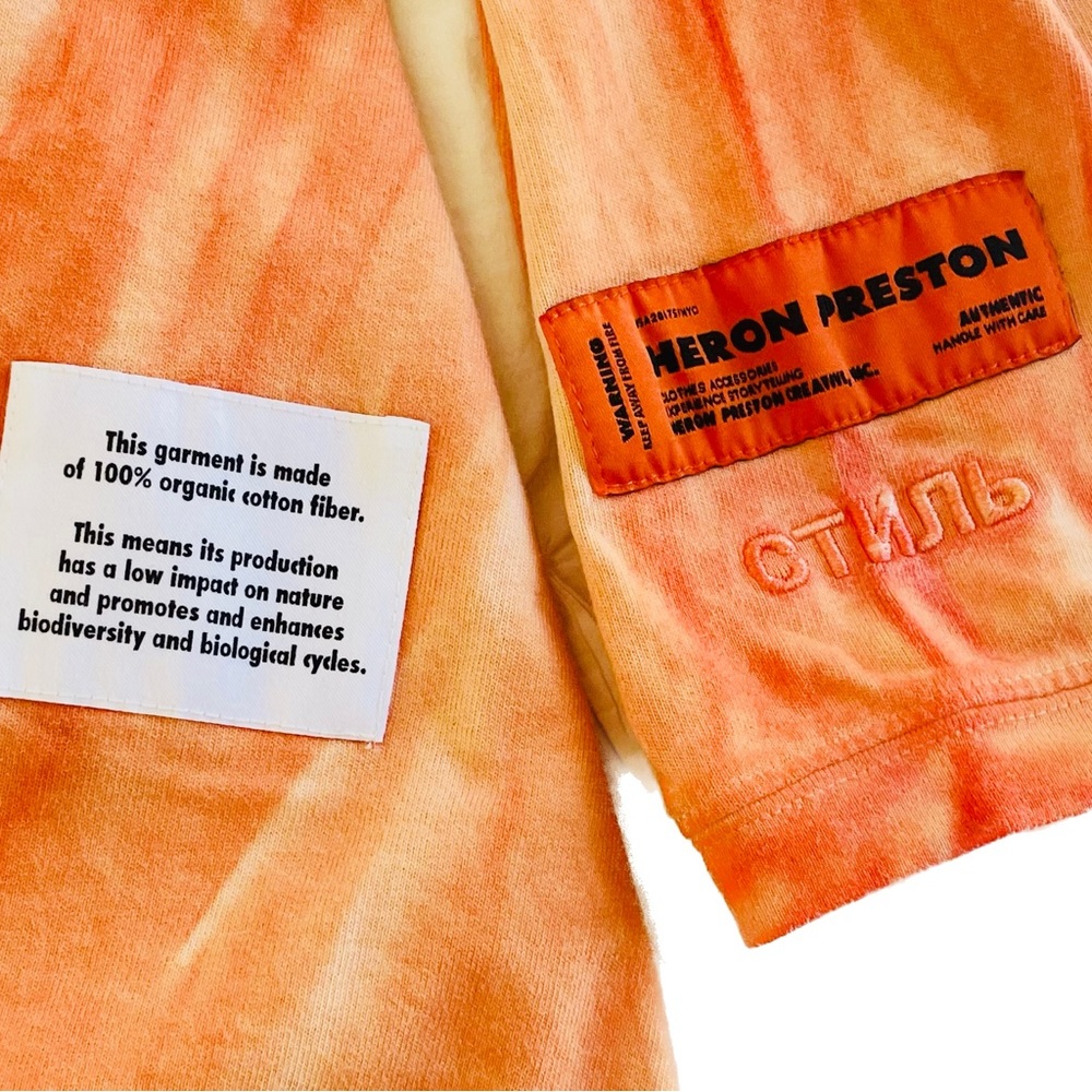 HERON PRESTON | L | Stonewashed Mock Turtleneck Organic Cotton “Men’s” L/S Top